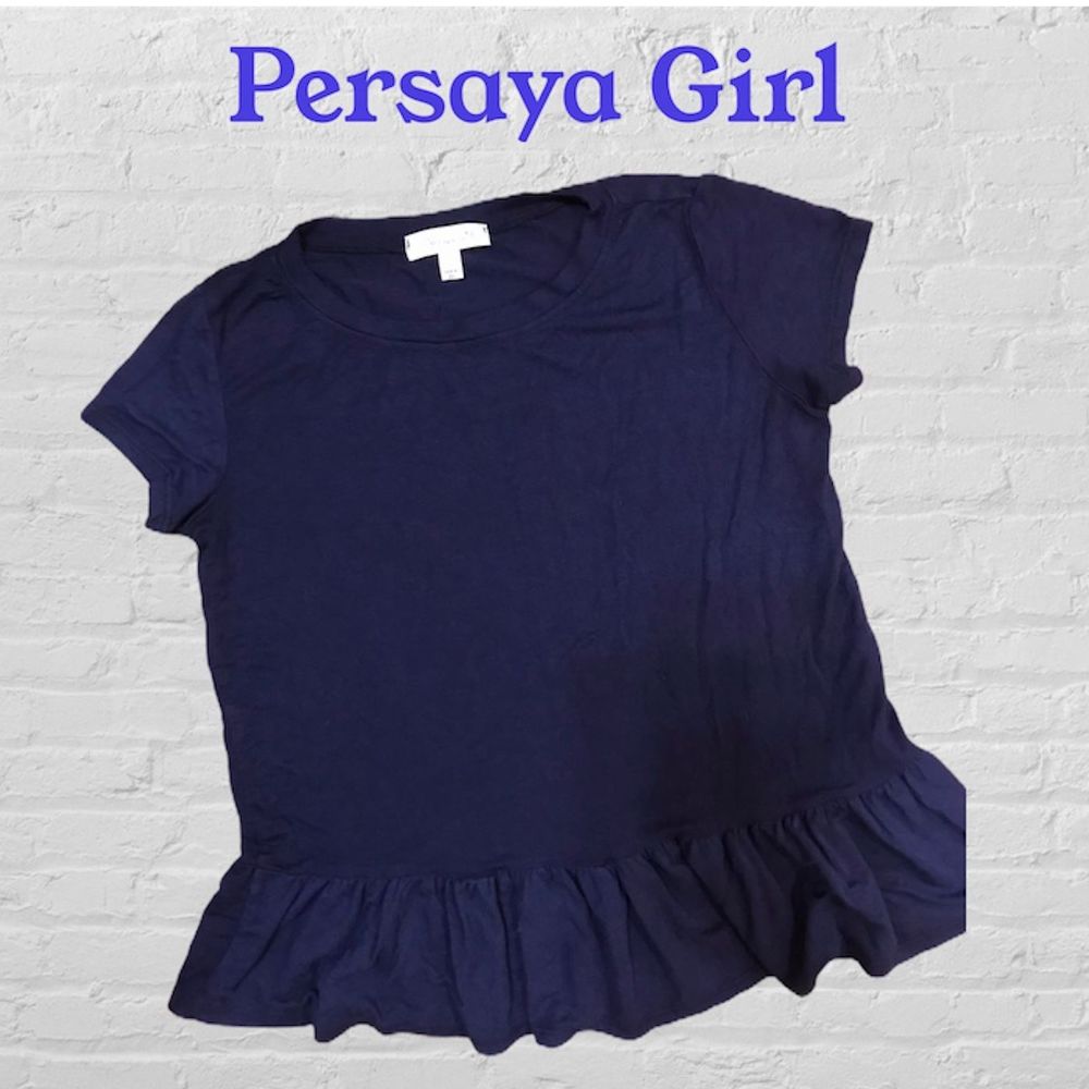 Persaya Girl Short Sleeve Tee Girls Sz L